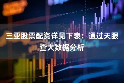三亚股票配资详见下表：通过天眼查大数据分析